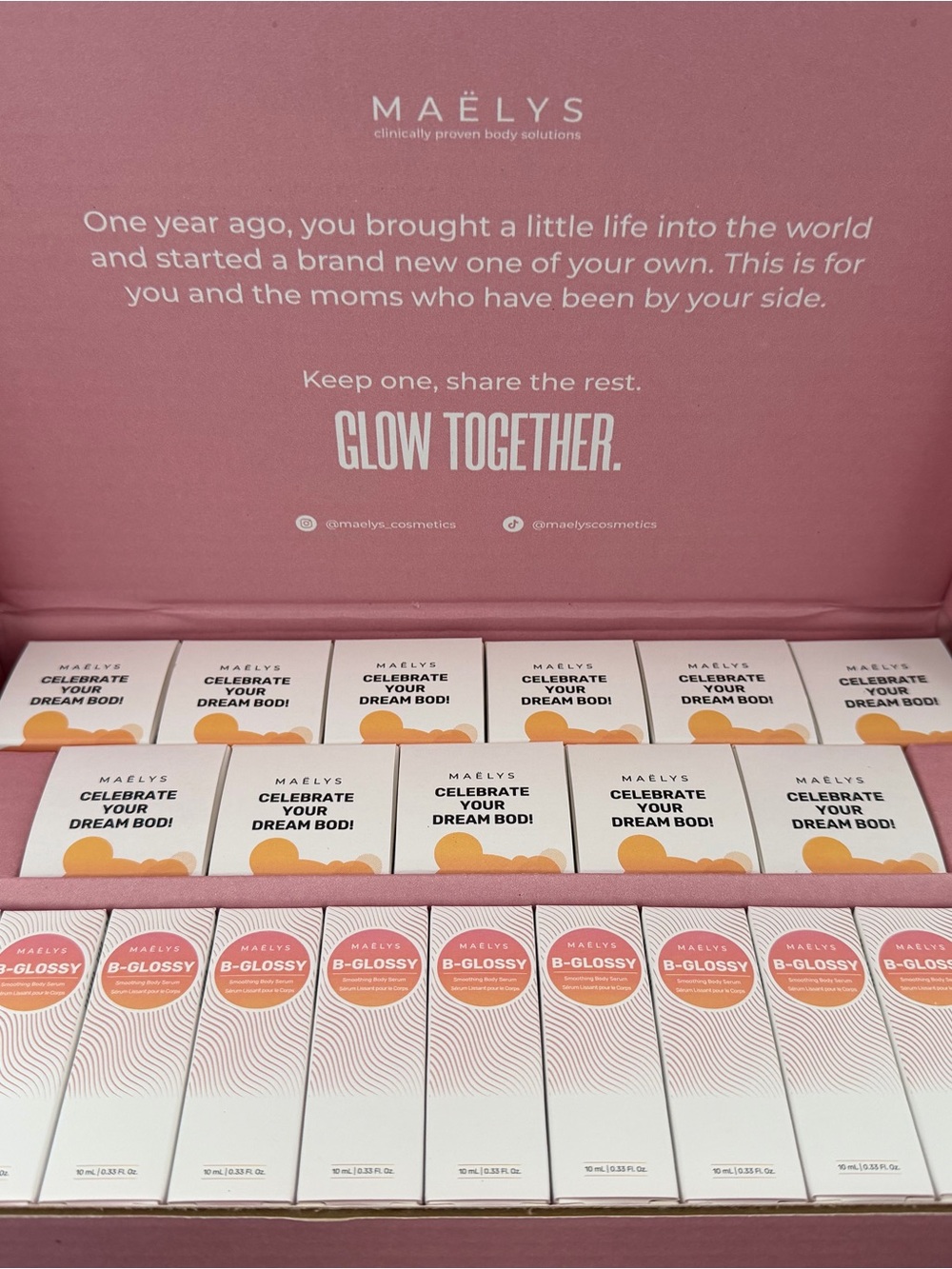 NWT: B-GLOSSY Smoothing Body Serum + GET-DREAMY Overnight Toning Whip (11)